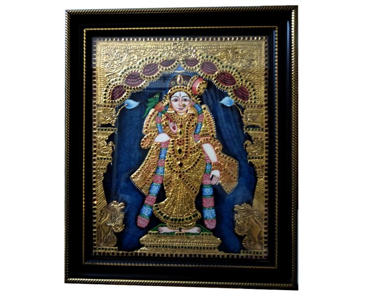 Madhura Meenakshi in Thanjavur Art for Wall Decor